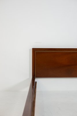 Wood & Brass Bed Frame by Balmain, 1980s-RCE-844708