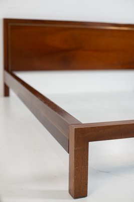 Wood & Brass Bed Frame by Balmain, 1980s-RCE-844708