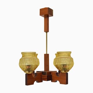 Wood Ceiling Light, 1980s-TZ-1422349