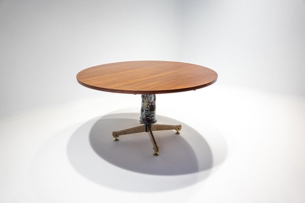 Wood & Ceramic Extendable Dining Table by Melchiorre Bega & Pietro Melandri-FGA-1133449