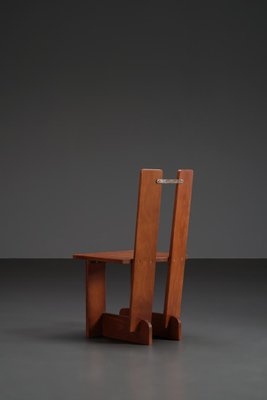 Wood & Metal Chair, Netherlands-XFS-1254906