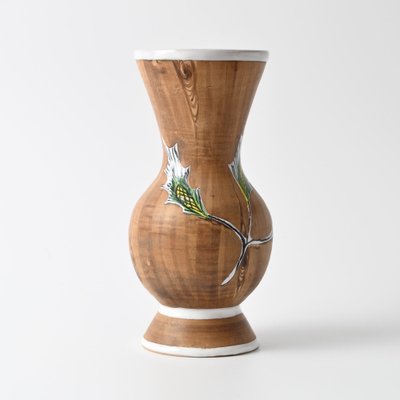 Wood Pattern Italian Vase from Fiamma, 1960s-IXK-1324000