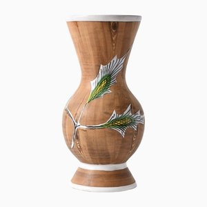 Wood Pattern Italian Vase from Fiamma, 1960s-IXK-1324000