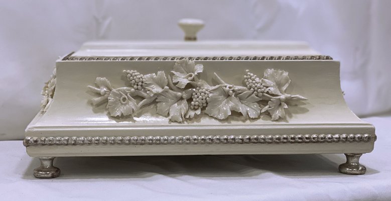 Wood & Porcelain Jewelry Box by Giulio Tucci-VHF-1057701