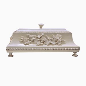 Wood & Porcelain Jewelry Box by Giulio Tucci-VHF-1057701