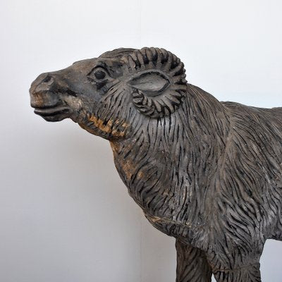 Woodcarving Size Depicting a Ram-JQO-872607