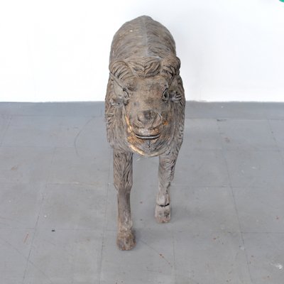 Woodcarving Size Depicting a Ram-JQO-872607