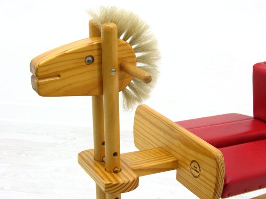 Wooden Adjustable Horse, 1980s-WVA-1148601