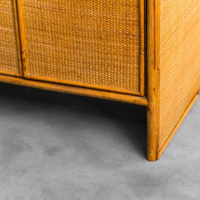 Wooden and Bamboo Entrance Furniture, 1970s-ZLY-1713120