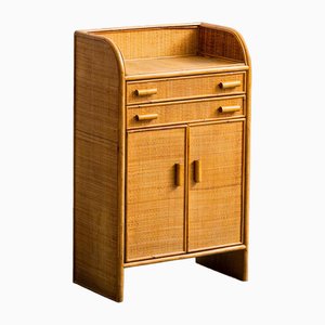 Wooden and Bamboo Entrance Furniture, 1970s-ZLY-1713120