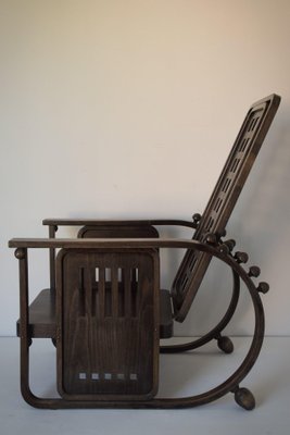 Wooden Armchair in the Style of Josef Hoffmann Sitzmaschine-AOI-1106656