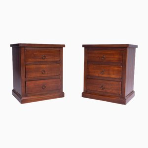 Wooden Bedside Tables, 1980s, Set of 2-SRP-1773860