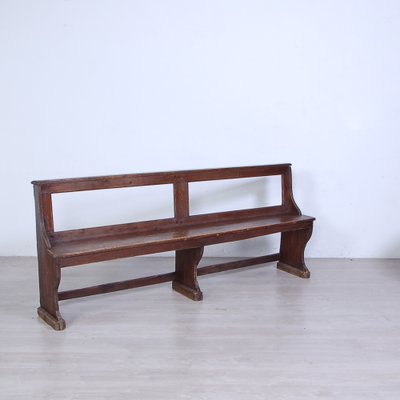 Wooden Bench, Italy, Early 20th Century-XSG-1735467