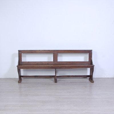 Wooden Bench, Italy, Early 20th Century-XSG-1735467