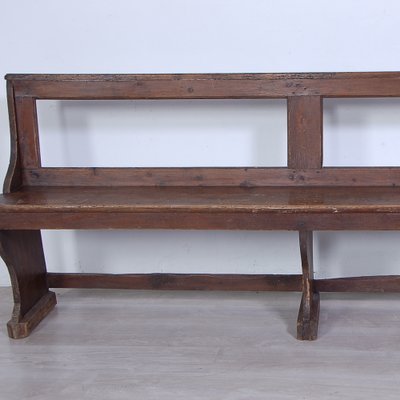 Wooden Bench, Italy, Early 20th Century-XSG-1735467