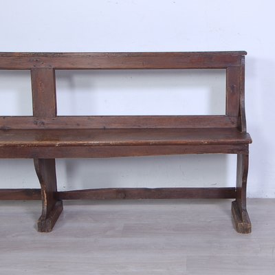 Wooden Bench, Italy, Early 20th Century-XSG-1735467