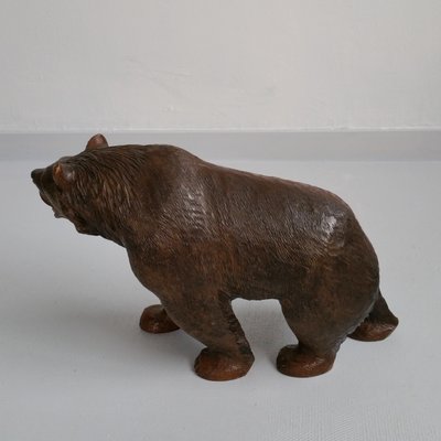 Wooden Black Forest Bear, 1930s-SJU-432117