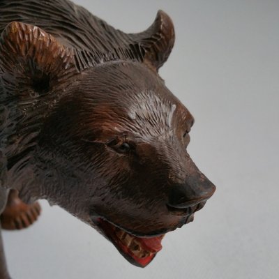 Wooden Black Forest Bear, 1930s-SJU-432117