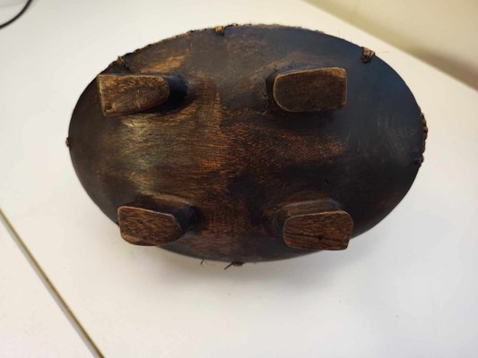 Wooden Box with Two Birds on Top, 1960s-CAQ-2036134