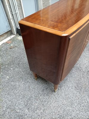 Wooden & Brass Dresser by Paolo Buffa, 1940s-OHK-951238