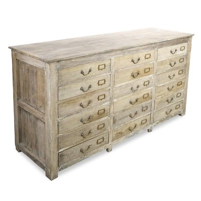 Wooden Buffet with 18 Drawers-NQ-1771481