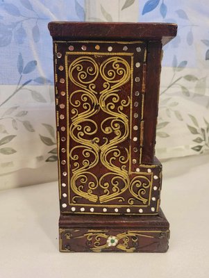 Wooden Casket Cabinet, 1970s-CAQ-2015993