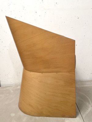 Wooden Chair Curved Laminated by Philippe Starck, 1980s, Set of 2-VAM-1793553