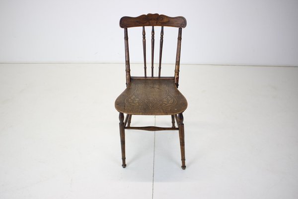 Wooden Chair, Czechoslovakia, 1910s-TZ-1166608