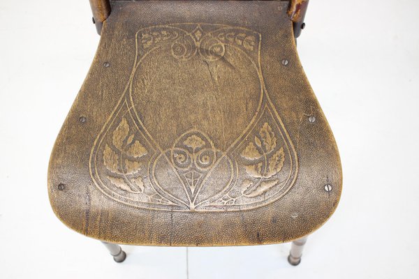 Wooden Chair, Czechoslovakia, 1910s-TZ-1166608