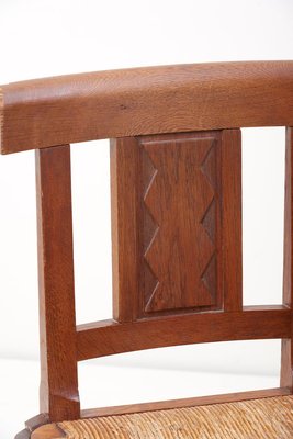 Wooden Chairs by Jacques Matteau, France, 1930s, Set of 6-SFD-631547