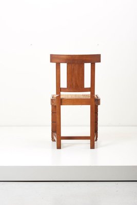 Wooden Chairs by Jacques Matteau, France, 1930s, Set of 6-SFD-631547