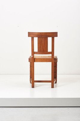 Wooden Chairs by Jacques Matteau, France, 1930s, Set of 6-SFD-631547