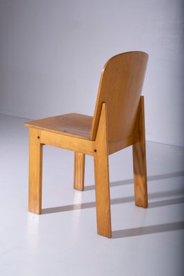 Wooden Chairs by Luca Meda for Longoni, 1970, Set of 4-RCE-2041969