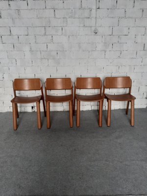 Wooden Chairs, Set of 4-GZF-1824246