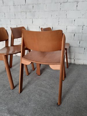 Wooden Chairs, Set of 4-GZF-1824246