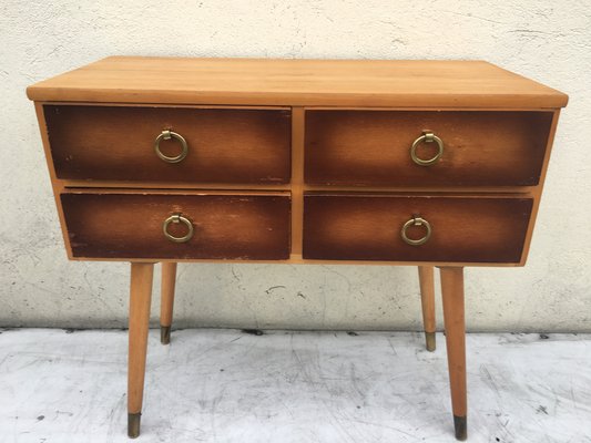 Wooden Chest of Drawers, 1950s-WQQ-1029591