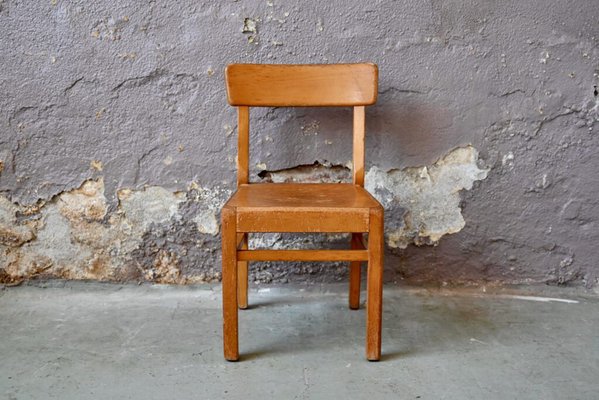 Wooden Children's Bistro Chair, 1950s-AIU-1763221