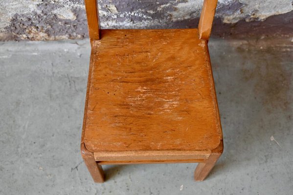 Wooden Children's Bistro Chair, 1950s-AIU-1763221