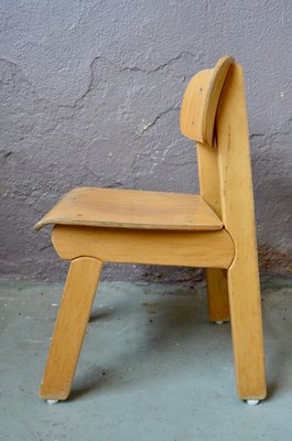 Wooden Childrens Chair, 1960s-AIU-625312