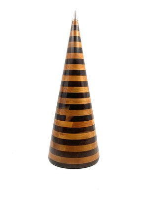 Wooden Cone Sculpture from Salmistraro Italy, 1970s-TXN-1420400