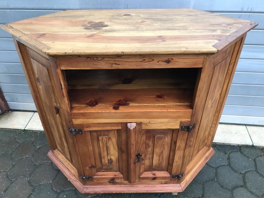 Wooden Corner Chest of Drawers 1970s-WQQ-1182661