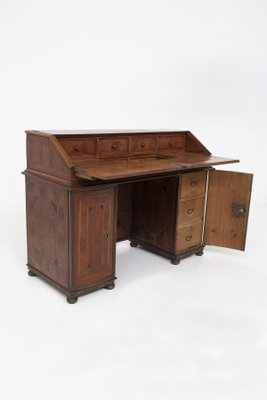 Wooden Desk with Drawers, 1890s-RCE-1407226