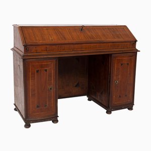 Wooden Desk with Drawers, 1890s-RCE-1407226