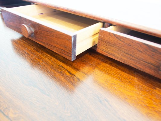 Wooden Desk with Storage Compartments by Gianfranco Frattini for Bernini, 1950s-ZYF-1399024