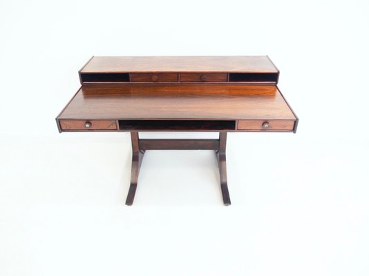 Wooden Desk with Storage Compartments by Gianfranco Frattini for Bernini, 1950s-ZYF-1399024