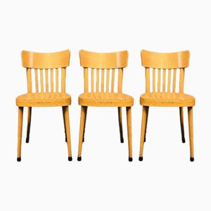 Wooden Dining Chairs from Erco, 1960s, Set of 3-WQJ-802827