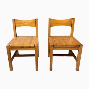 Wooden Dining Chairs in the Style of Chapo, Set of 4-TEP-1288703