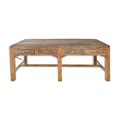 Wooden Dining Table, 1940s-NQ-571223