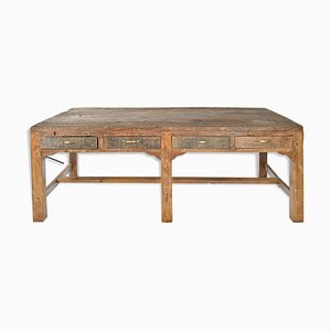 Wooden Dining Table, 1940s-NQ-571223