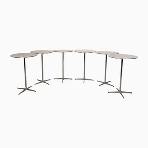 Wooden Dining Table Set in White from Fritz Hansen, Set of 6-RQW-2026031